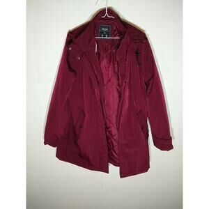 HFX Ladies' All Weather Trench Coat Zinfandel Maroon Size XL